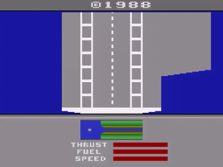 River Raid II title screen for Atari 2600